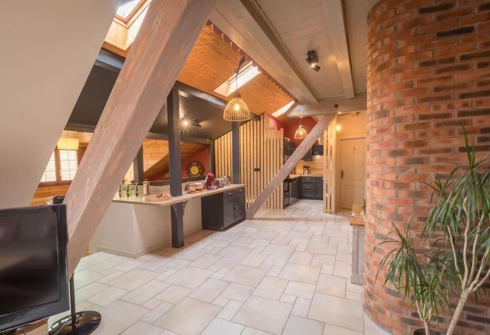 Le Kelsch, Loft Duplex 130M2 Avec Sauna, Proche Vignoble Apartment Marlenheim Bagian luar foto